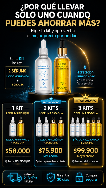 KIT X 2 SERUM BIOAQUA BQY00217-BQY03966
