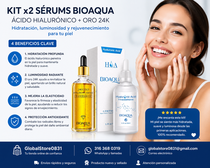 KIT X 2 SERUM BIOAQUA BQY00217-BQY03966