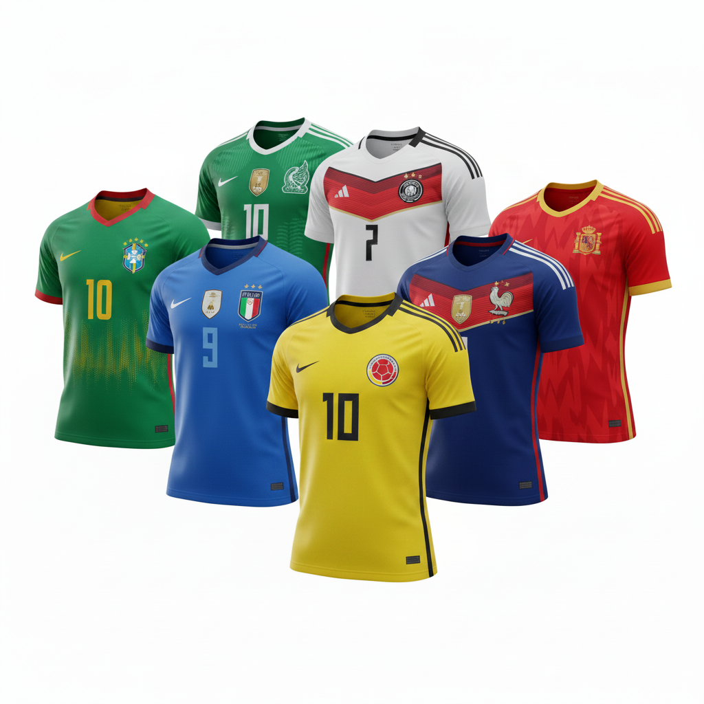 camiseta de tu seleccion favorita mundialista